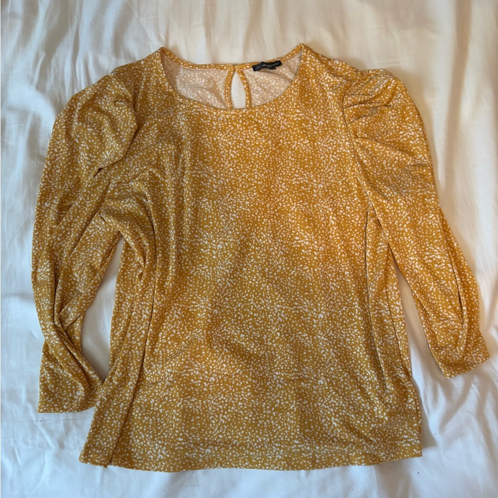 Adrianna Papell long sleeve blouse